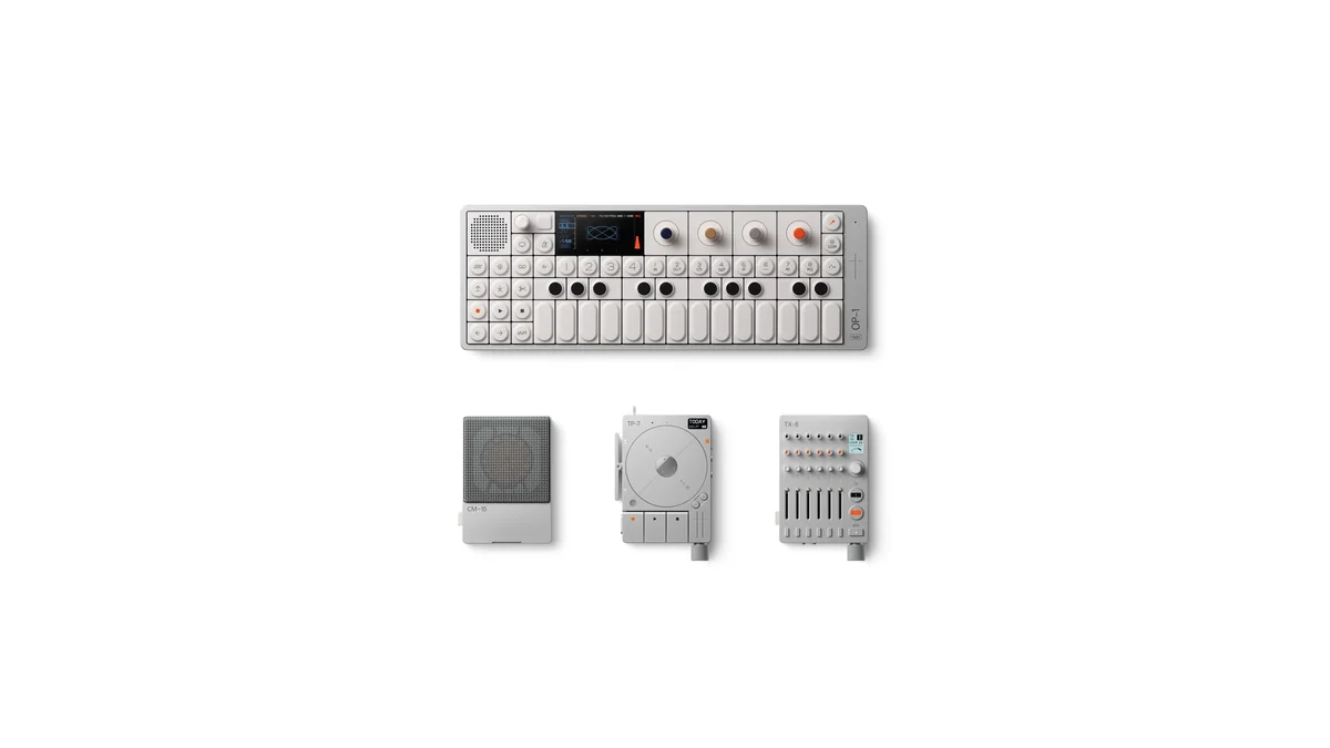 teenage engineering OP-1 field with the TP-7, CM-15 and TX-6