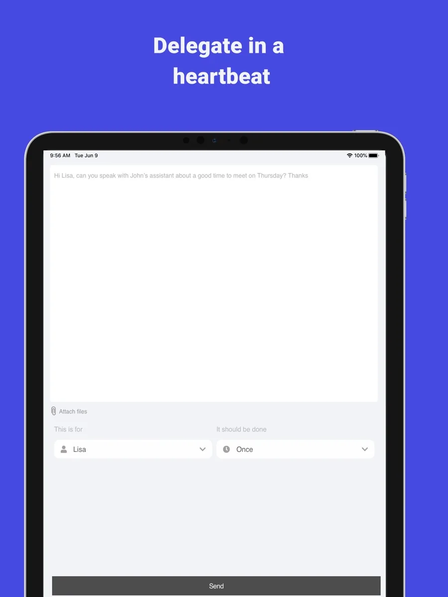 A screen from the Time etc app, as published on its App Store listing