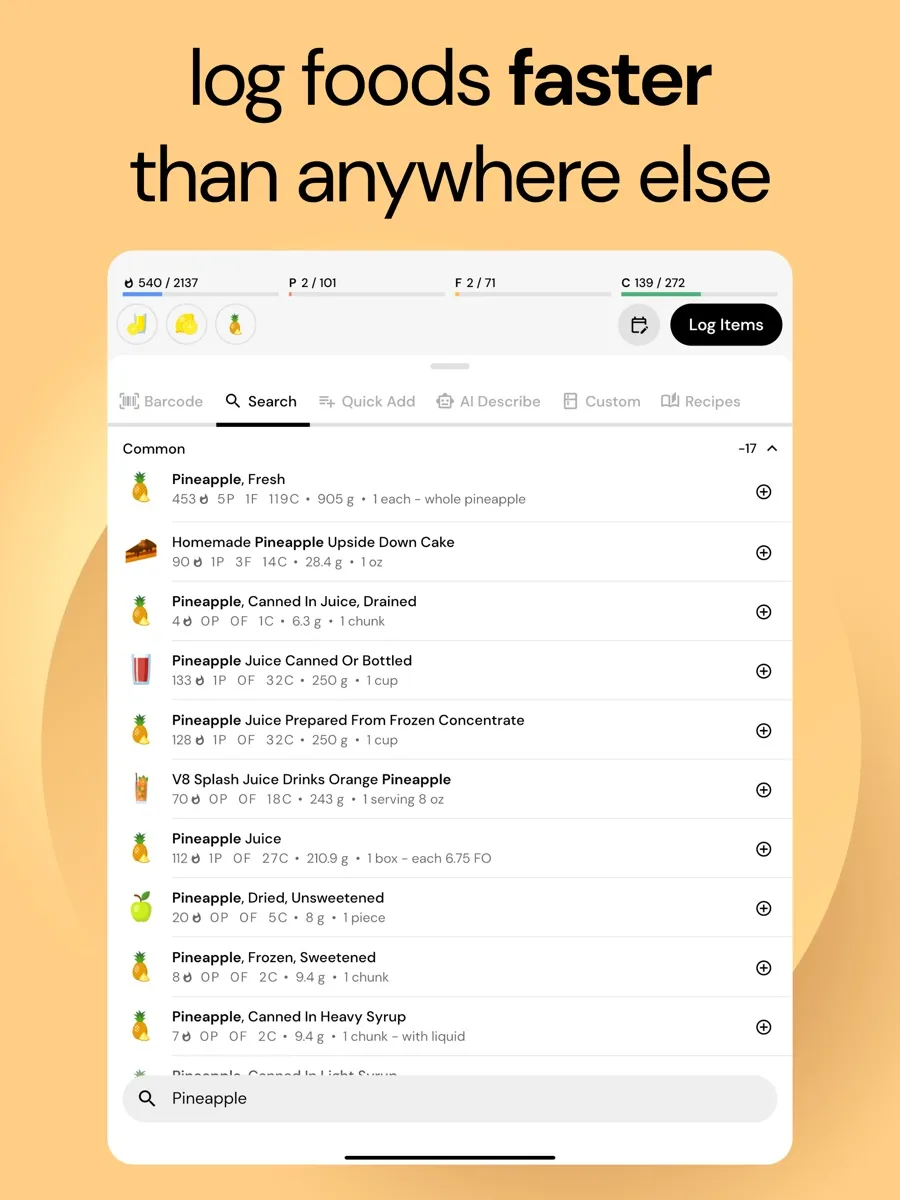 A screen from the MacroFactor app, as published on its App Store listing
