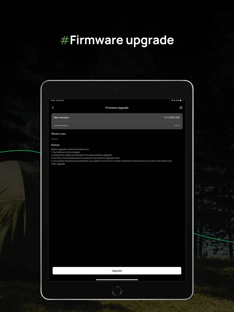 A screen from the EcoFlow app, as published on its App Store listing