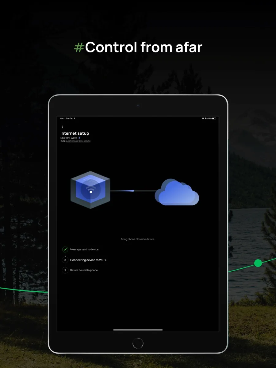 A screen from the EcoFlow app, as published on its App Store listing