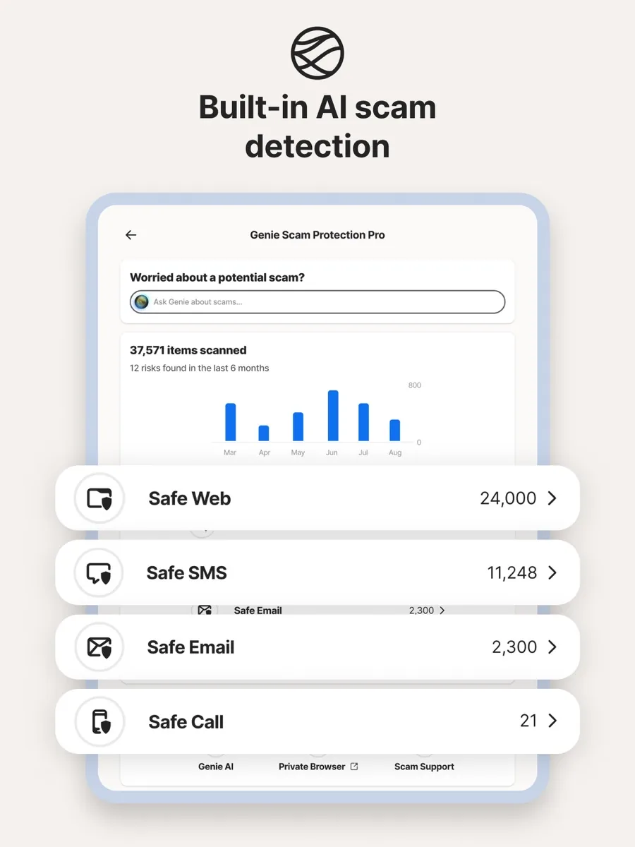A screen from the Norton app, as published on its App Store listing