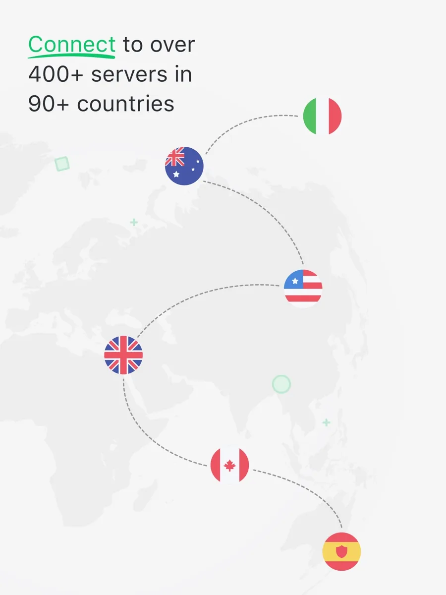 A screen from the TotalVPN app, as published on its App Store listing