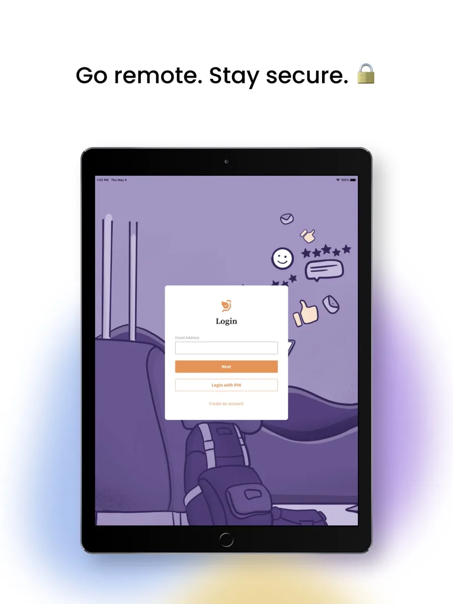 A screen from the SurveySparrow app, as published on its App Store listing