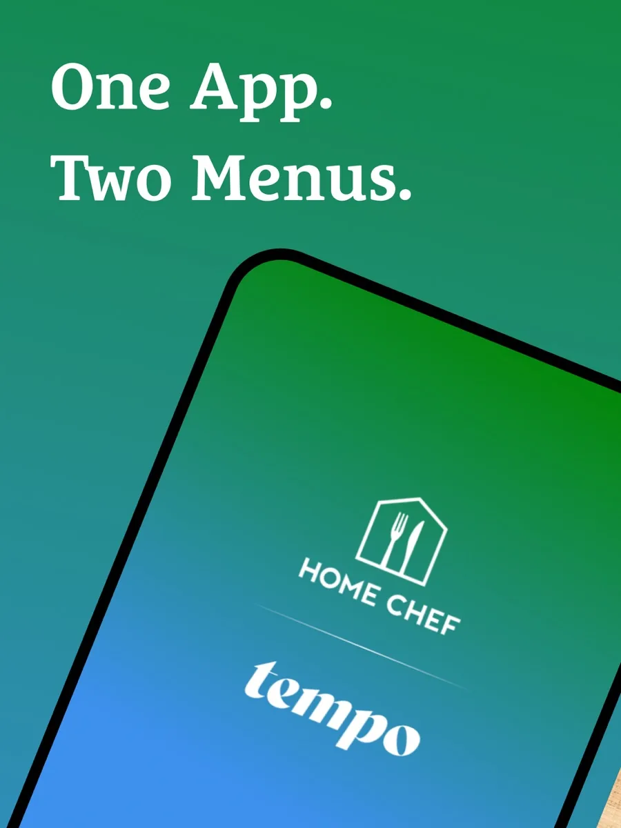 A screen from the Home Chef app, as published on its App Store listing
