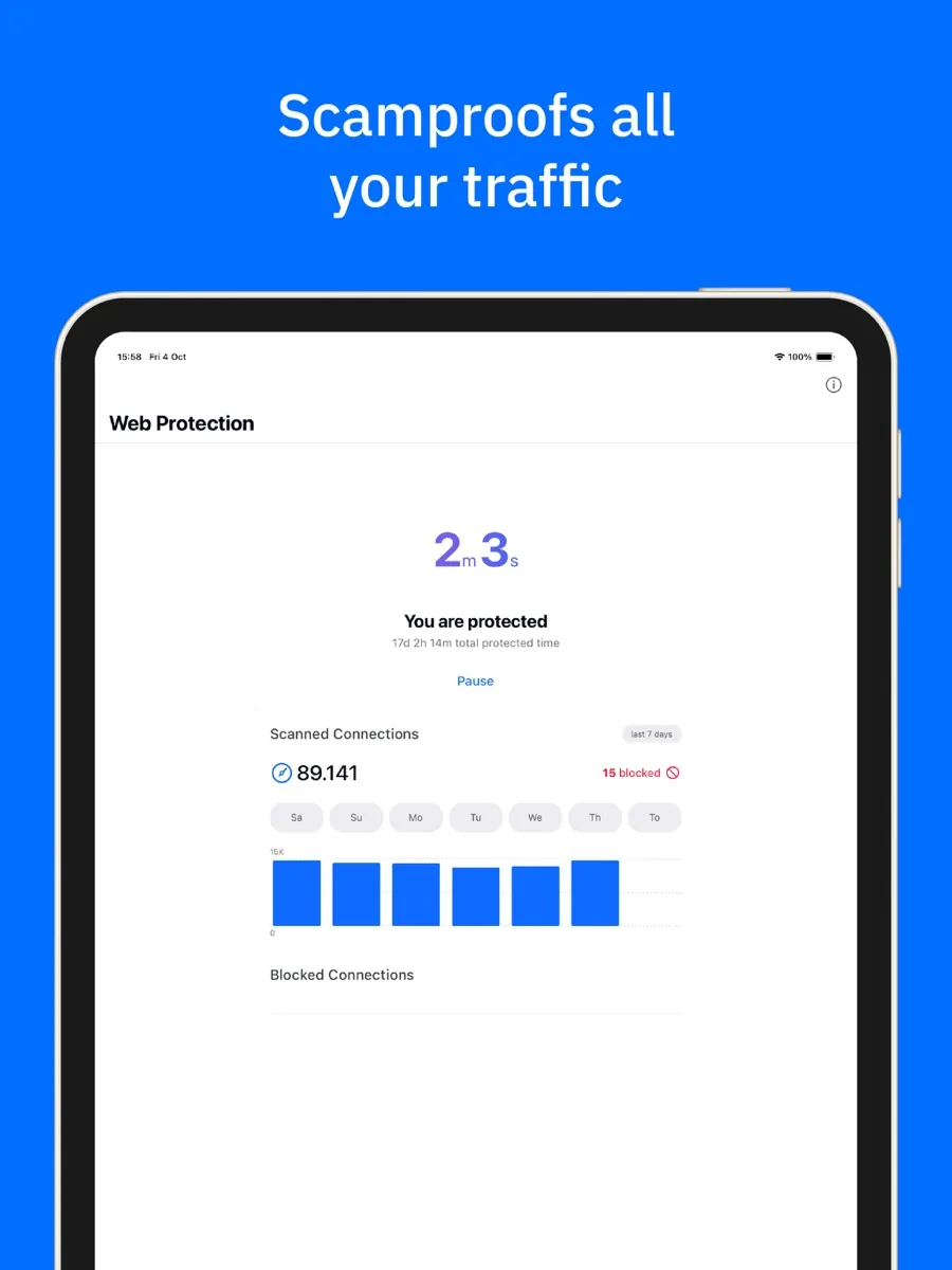 A screen from the Bitdefender app, as published on its App Store listing