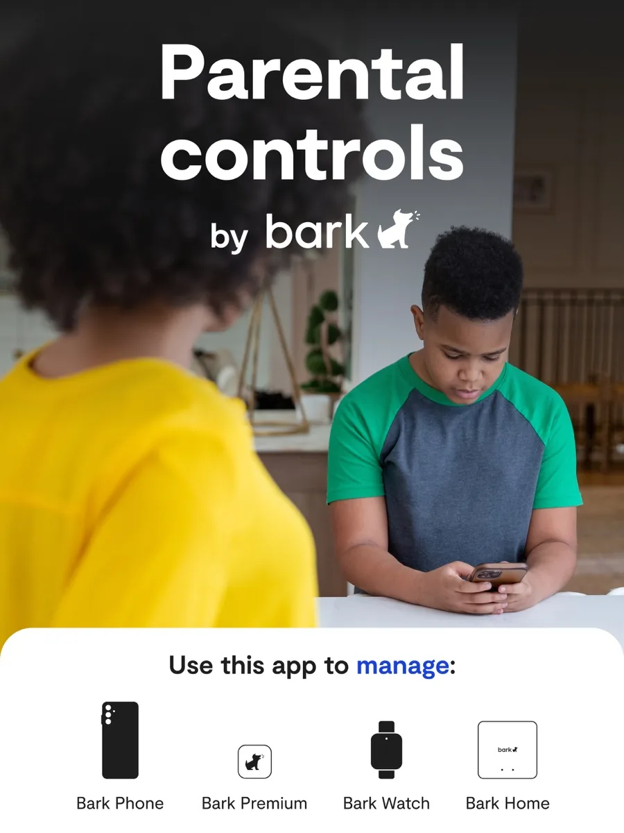 A screen from the Bark app, as published on its App Store listing