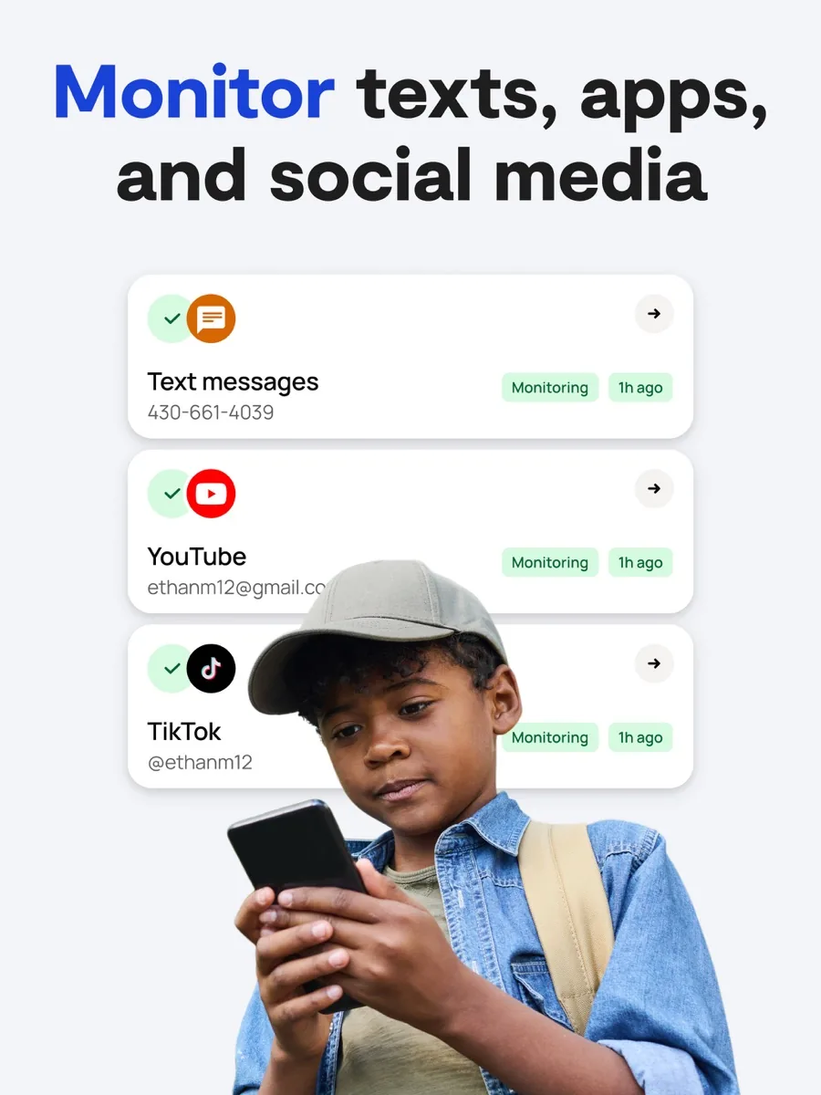 A screen from the Bark app, as published on its App Store listing
