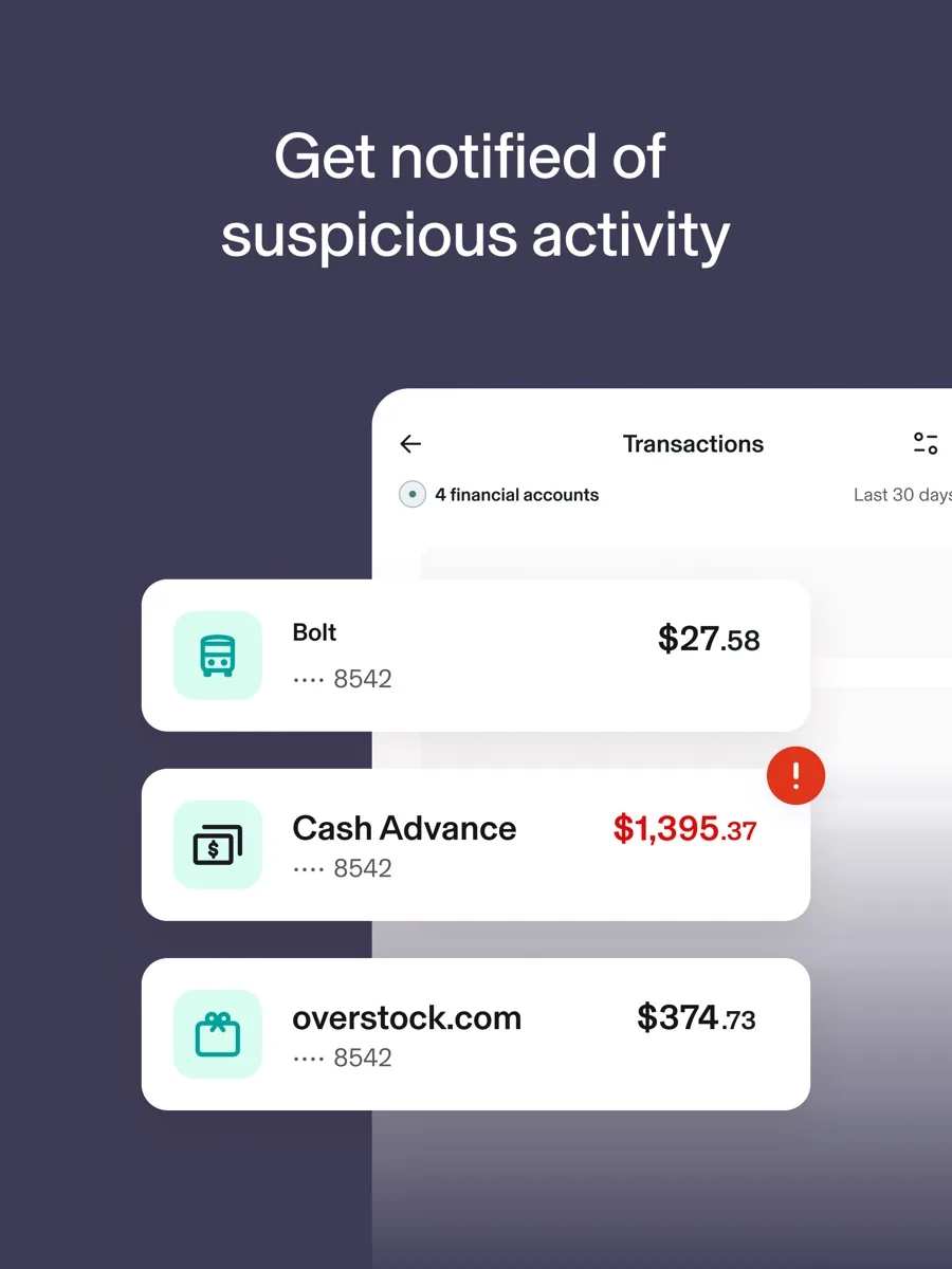 A screen from the Identity Guard app, as published on its App Store listing