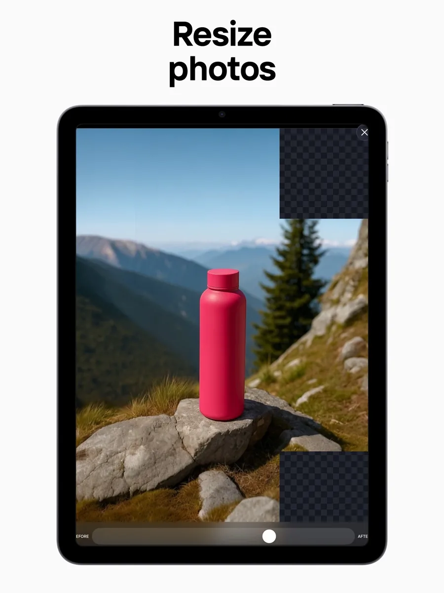 A screen from the Photoroom app, as published on its App Store listing