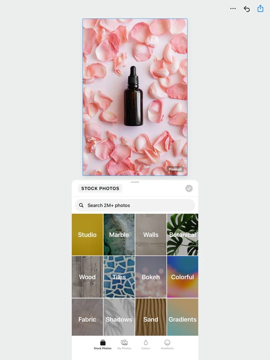 A screen from the Pixelcut app, as published on its App Store listing