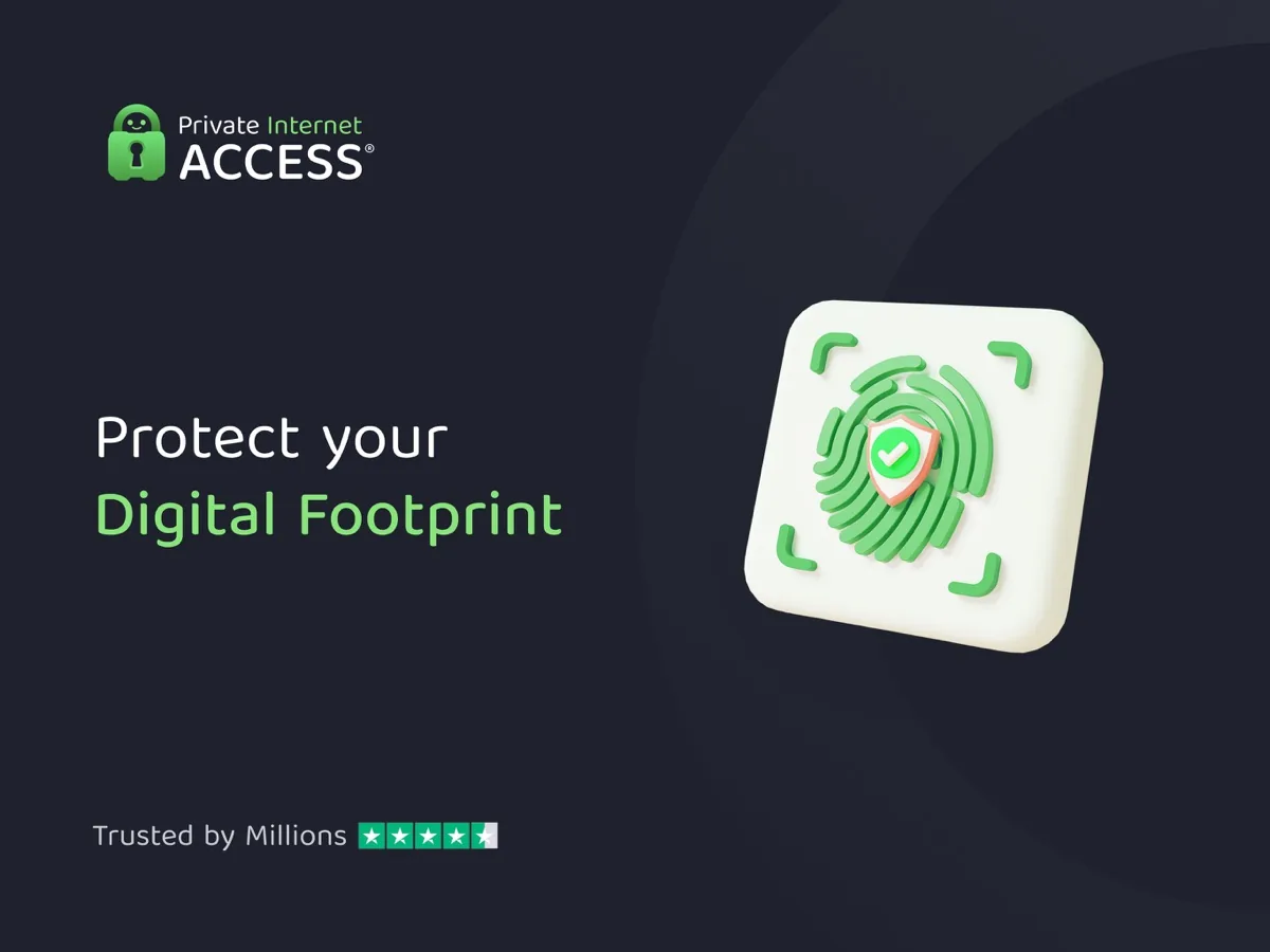 A screen from the Private Internet Access app, as published on its App Store listing