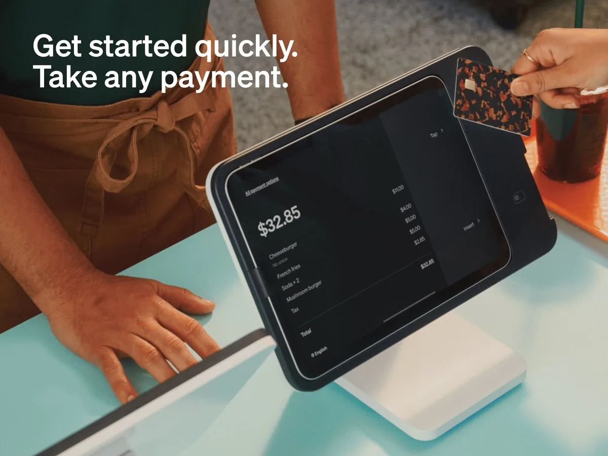 A screen from the Square app, as published on its App Store listing